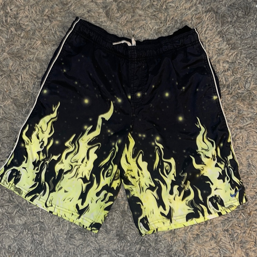 NIKE Printed Swim Trunks/Bathing Suit Mens Size Large